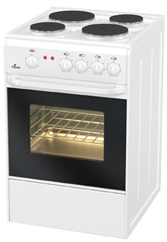 Плита Электрическая Flama AE 1401 W белый эмаль