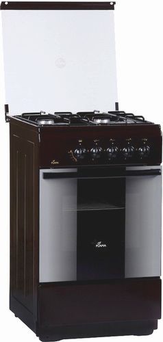 Плита Газовая Flama FG 2406 B коричневый реш.эмаль