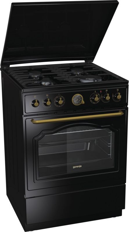 Плита Комбинированная Gorenje K62CLB антрацит реш.чугун — фото 5