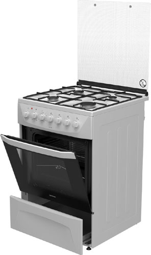Плита Комбинированная Darina 1D КM 141 308 W белый — фото 3
