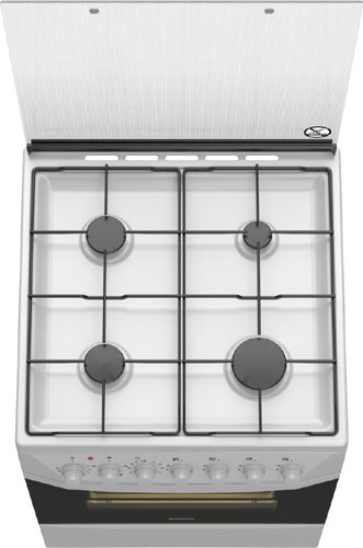 Плита Комбинированная Darina 1D КM 141 308 W белый — фото 4