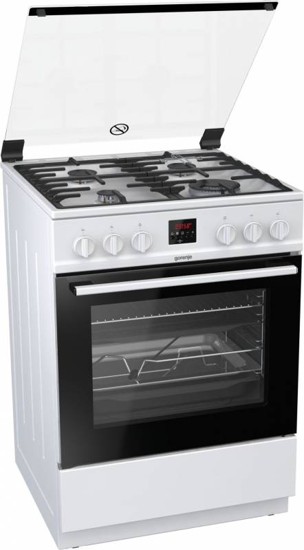 Плита Газовая Gorenje GI6322WA белый реш.чугун — фото 3
