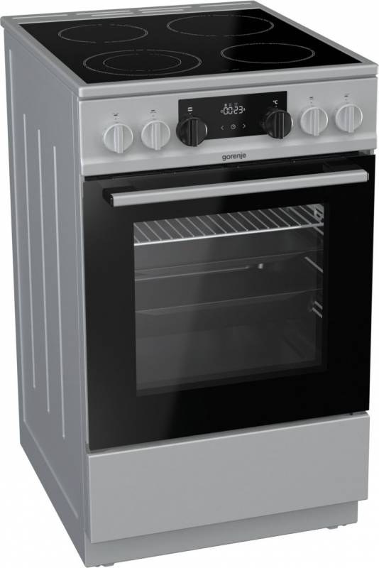Плита Электрическая Gorenje EC5341SC серебристый стеклокерамика