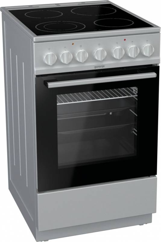 Плита Электрическая Gorenje EC5221SC серебристый стеклокерамика