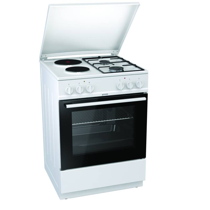 Плита Комбинированная Gorenje K6121WG белый реш.эмаль