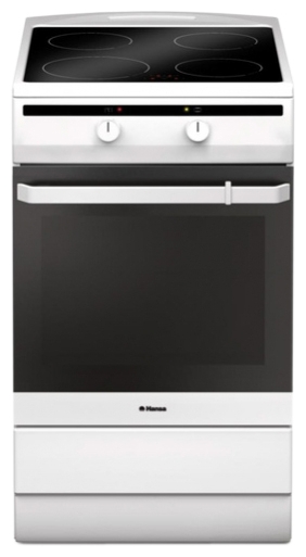 Плита Электрическая Hansa FCIW53000 белый стеклокерамика