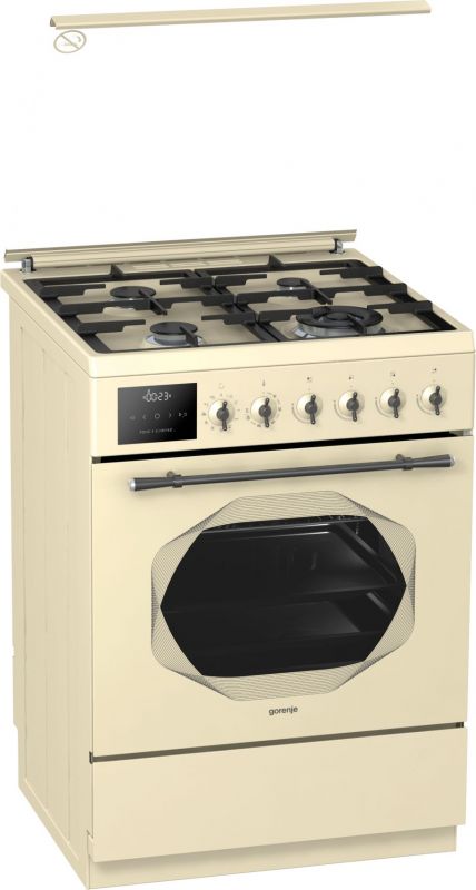 Плита Комбинированная Gorenje K63INI слоновая кость