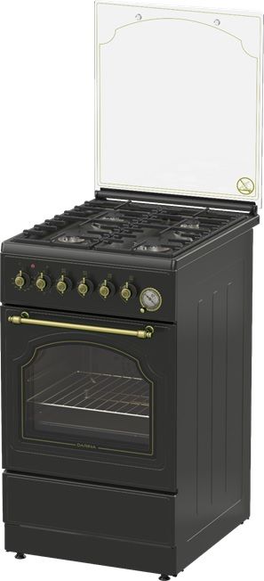 Плита Комбинированная Darina 1F8 2312 At антрацит