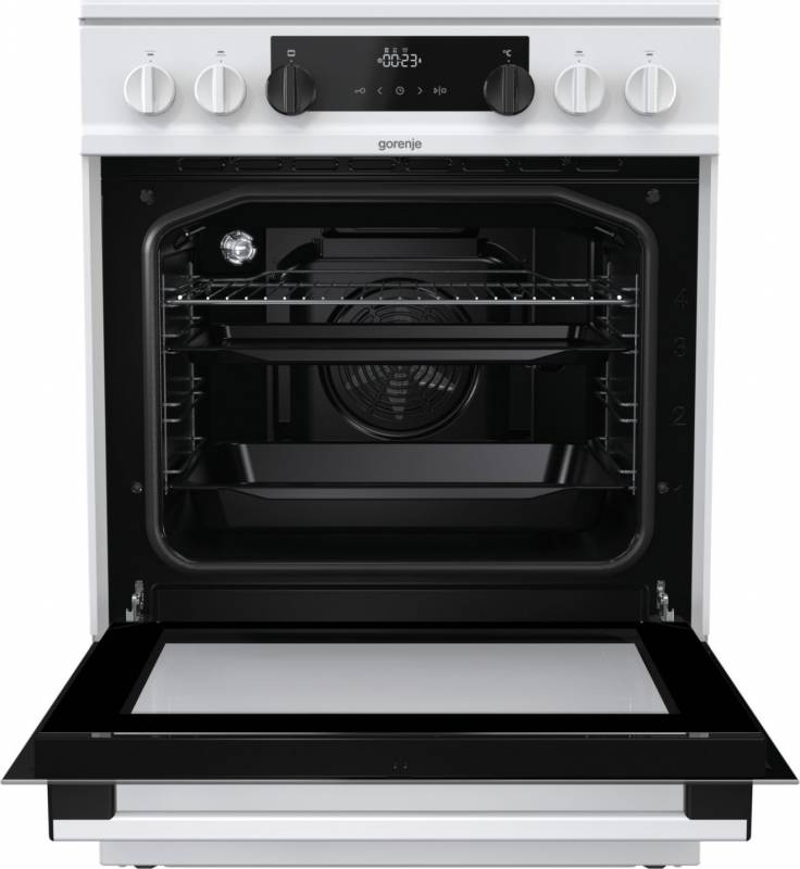 Плита Электрическая Gorenje EC6341WC белый стеклокерамика — фото 3