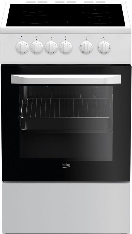 Плита Электрическая Beko FFSS57000W белый стеклокерамика