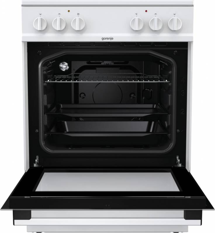 Плита Электрическая Gorenje EC6121WD белый стеклокерамика — фото 2
