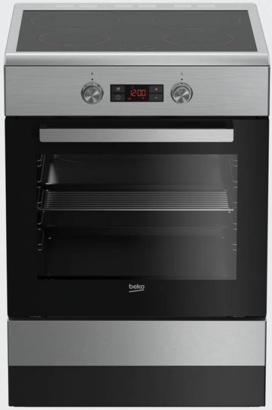 Плита Электрическая Beko FSM69300GXT нержавеющая сталь