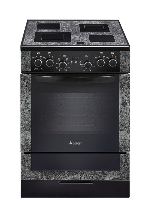 Плита Электрическая Gefest 6560-03 0043 черный/мрамор