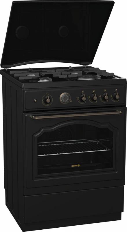 Плита Газовая Gorenje Classico GI62CLB антрацит