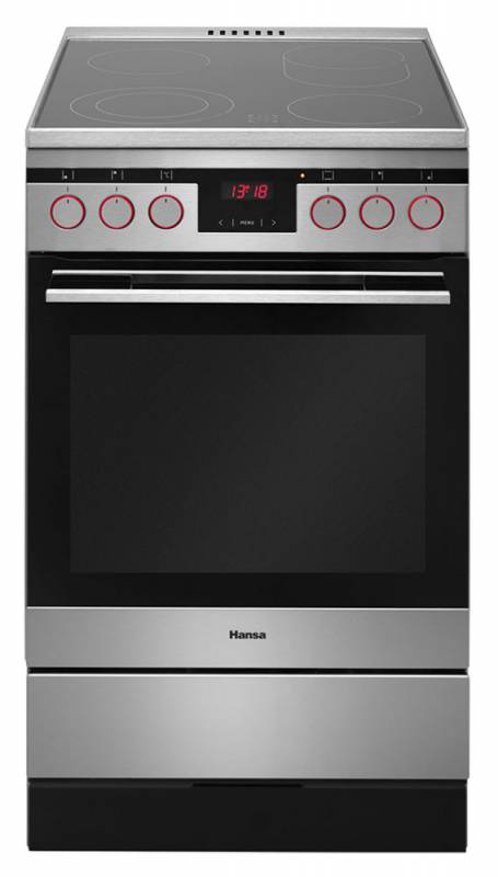 Плита Электрическая Hansa FCCX58235 нержавеющая сталь стеклокерамика