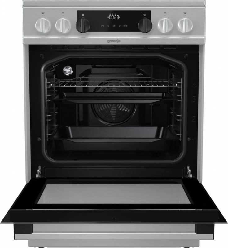 Плита Электрическая Gorenje EC6341XC нержавеющая сталь стеклокерамика — фото 3