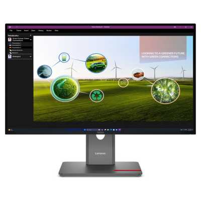 Монитор Lenovo 27" P27q-40, 16:9, IPS, QHD, 6ms, 350cd, 120Hz, HDMI, DP, DP OUT,USB, HAS