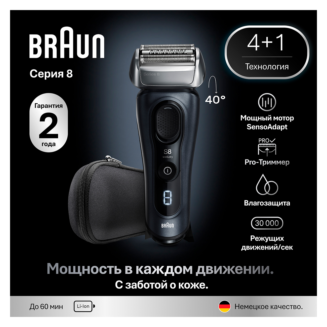 Электробритва Braun S8 8603s — фото 2