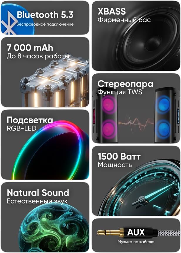 Колонка Soundmax SM-MS4305 чёрный — фото 9