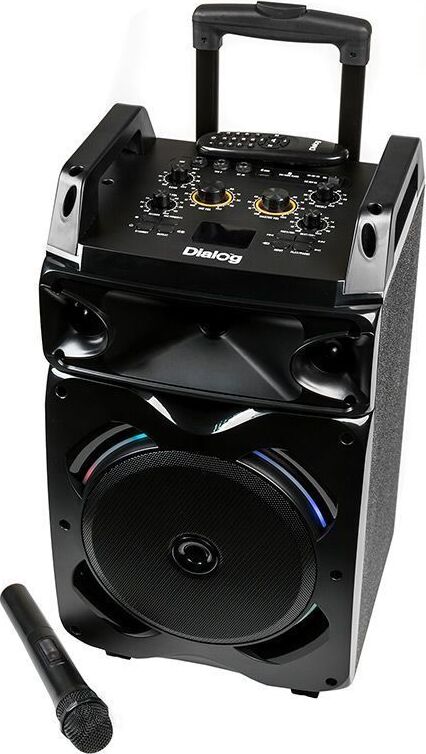 Колонка Dialog Oscar AO-220 - акустическая колонка 1.0, 100W RMS, Караоке с беспр.микр, BT+FM+USB+SD+GT вход