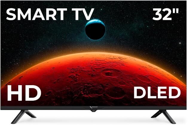 Телевизор Триколор LED 32" HD HD H32HC3, , , голос, черный