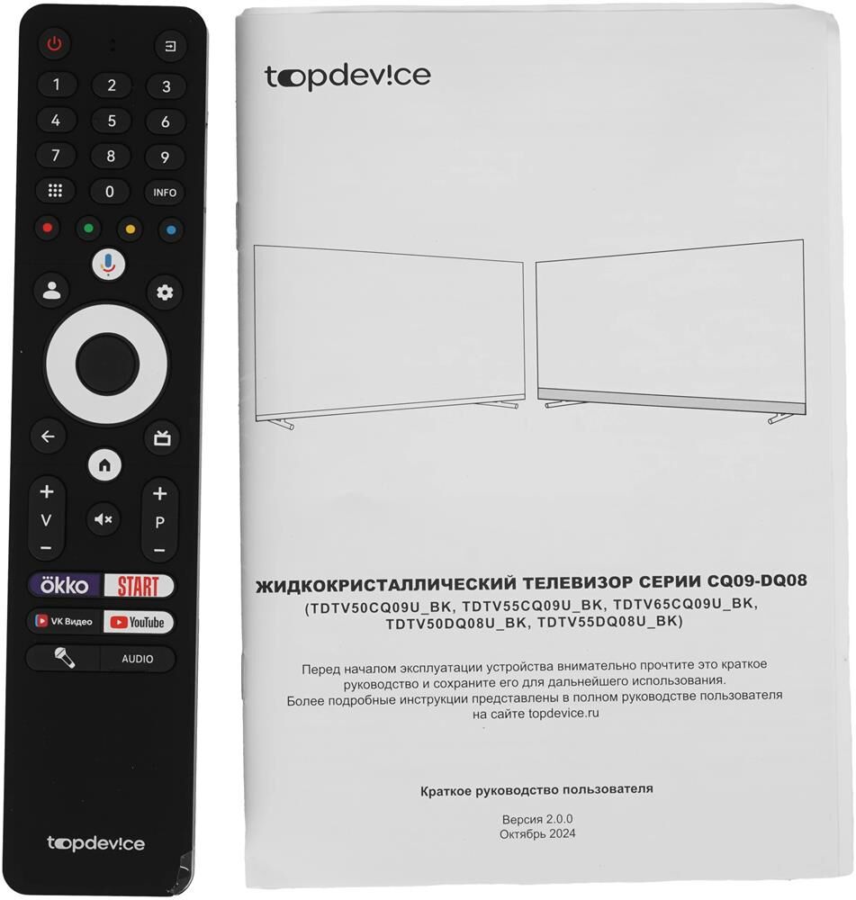 Телевизор TOPDEVICE TDTV50CQ09U UHD SMART TV Google — фото 12