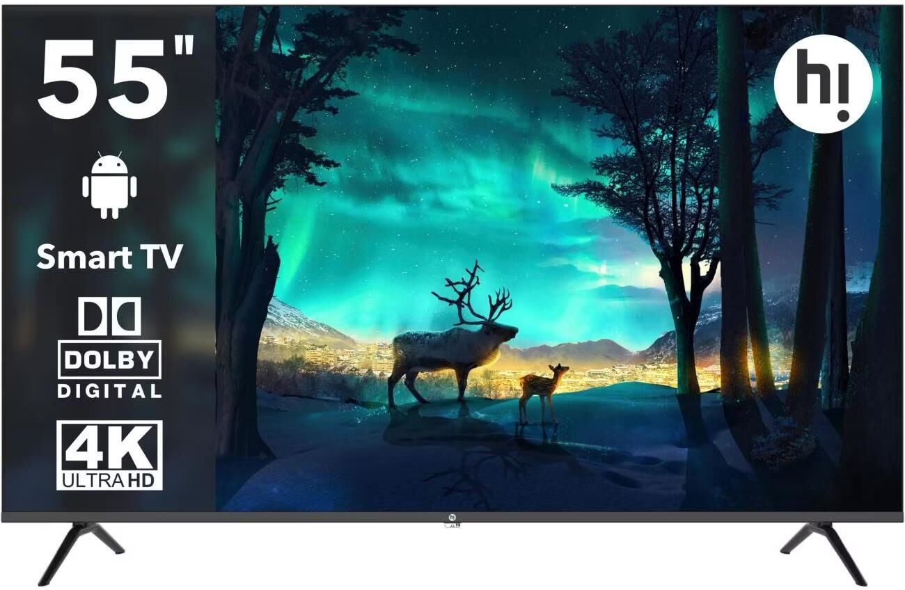 Телевизор HI LED 55" 4K HX-55U01FB
