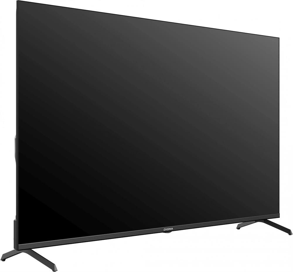 Телевизор QLED Digma 55" DM-LED55UQB31 Smart Google TV Frameless Metal черный/черный/4K Ultra HD/60H — фото 4