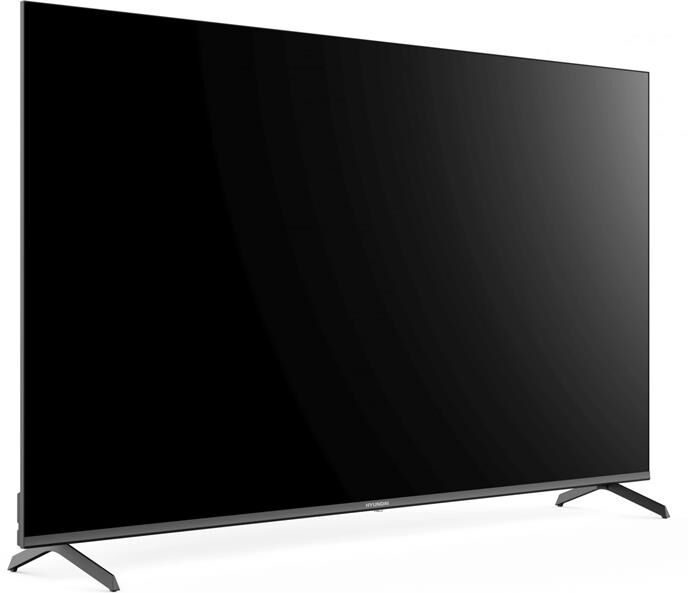 Телевизор LED Hyundai 55" H-LED55BU7009 Smart Android TV Frameless Metal черный/4K Ultra HD/60Hz/DVB — фото 3