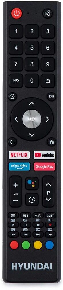 Телевизор LED Hyundai 55" H-LED55BU7006 Smart Android TV Frameless Metal черный/4K Ultra HD/60Hz/DVB — фото 5