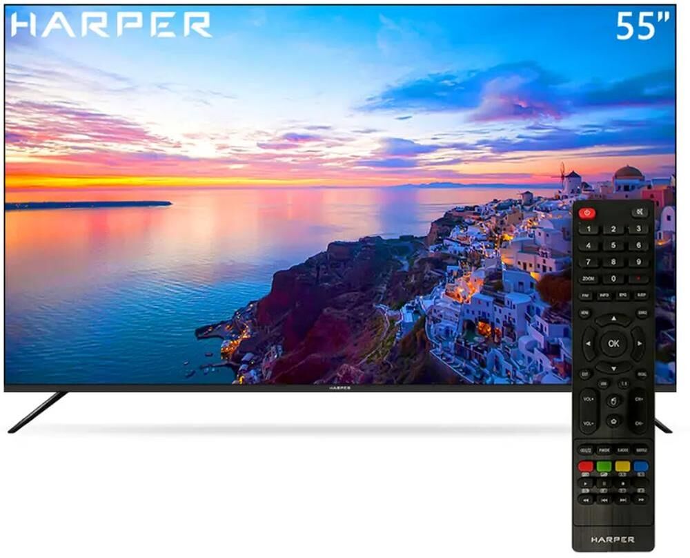Телевизор Harper LED 55" 4K 55U660TS — фото 6