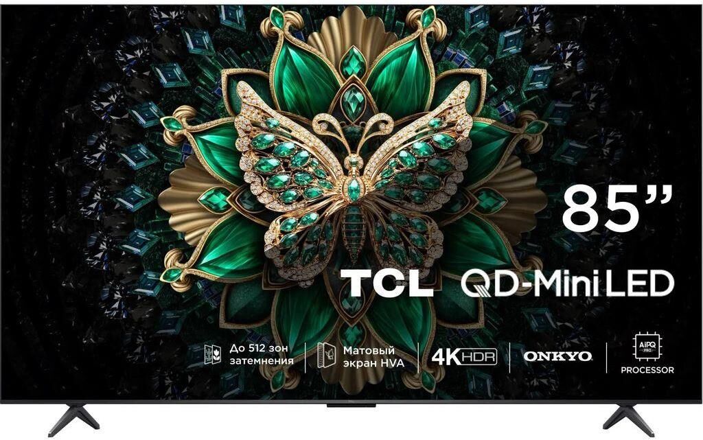 TCL 85C6K / 4K Smart телевизоры более 70"