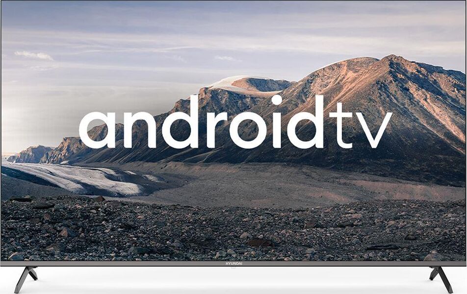 Телевизор LED Hyundai 65" H-LED65BU7006 Smart Android TV Frameless Metal черный/серебристый/4K Ultra