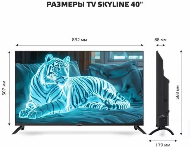 Телевизор Skyline LED 40" Full HD 40LST6575 — фото 8