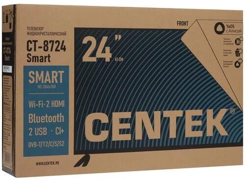 Телевизор Centek LED 24" HD CT-8724