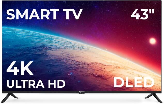 Телевизор Триколор LED 42.91" 4K H43UC2, , , , , голос, черный