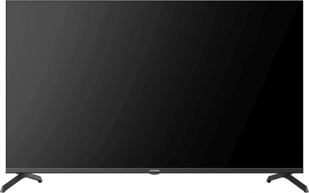 Телевизор QLED Digma 43" DM-LED43UQB31 Smart Google TV Frameless Metal черный/черный/4K Ultra HD/60H