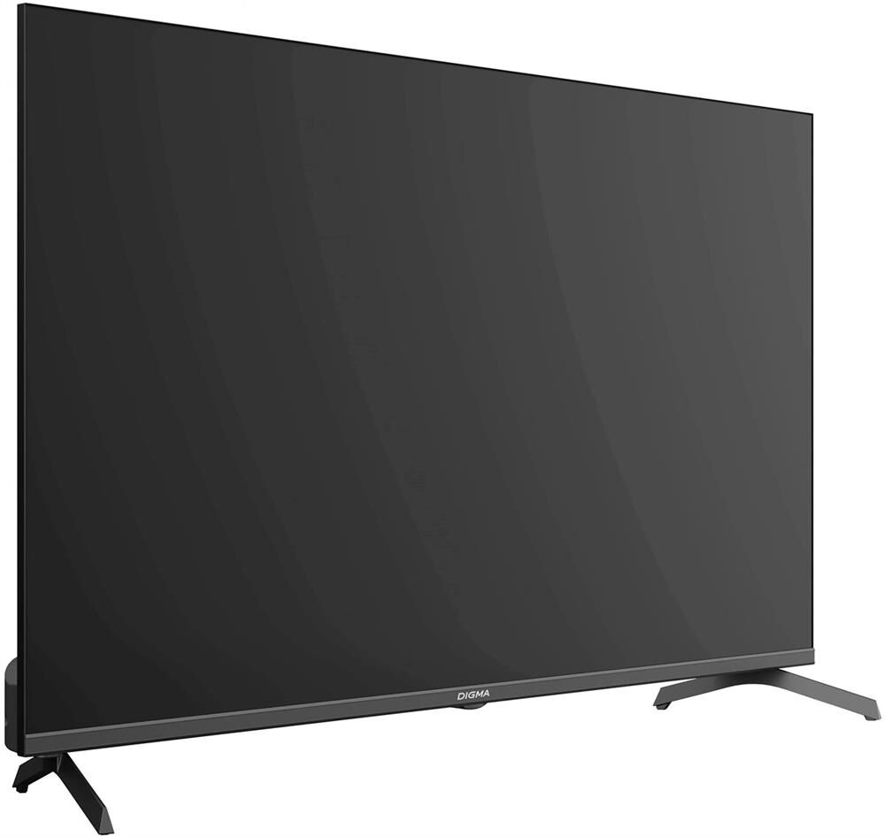 Телевизор QLED Digma 43" DM-LED43UQB31 Smart Google TV Frameless Metal черный/черный/4K Ultra HD/60H — фото 2