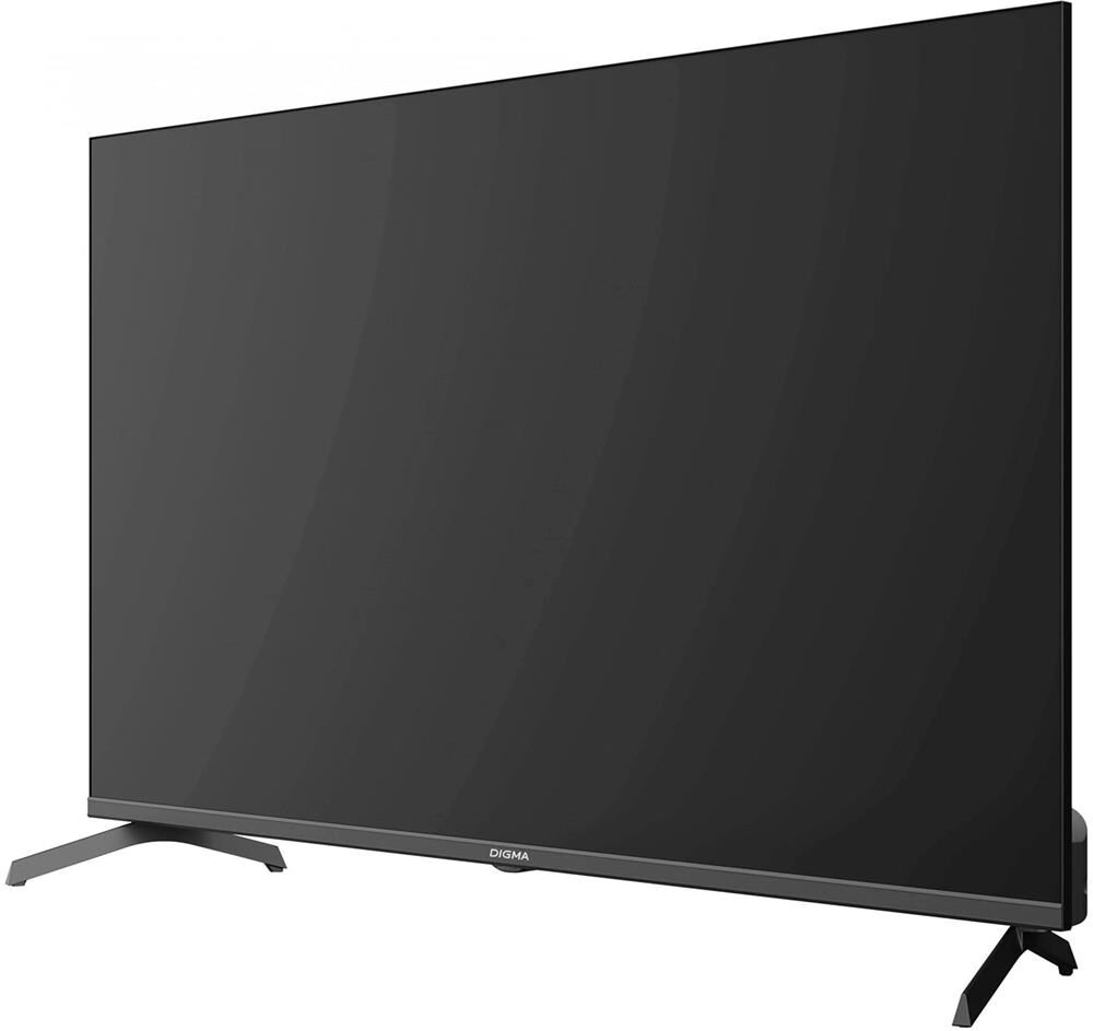 Телевизор QLED Digma 43" DM-LED43UQB31 Smart Google TV Frameless Metal черный/черный/4K Ultra HD/60H — фото 3