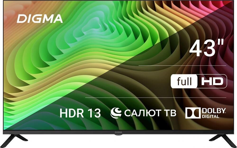 Телевизор Digma LED 43" Full HD DM-LED43SBB36