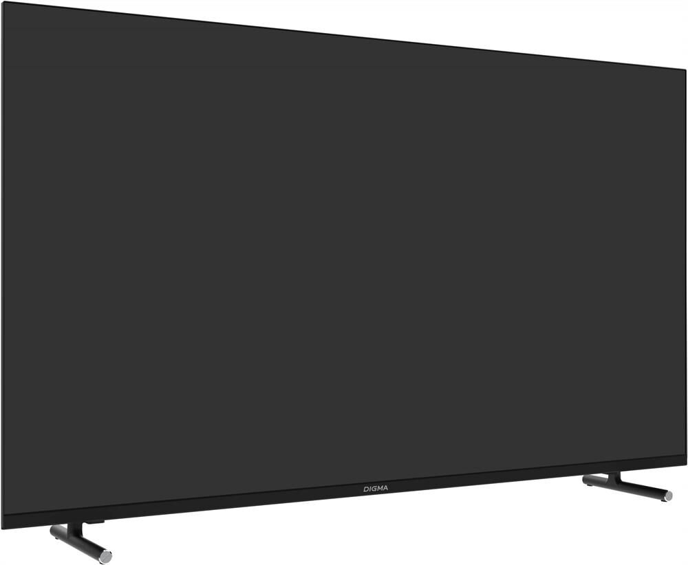 Телевизор LED Digma 43" DM-LED43SBB33 Smart Яндекс.ТВ Frameless Metal черный/FULL HD/60Hz/DVB-T/DVB- — фото 2