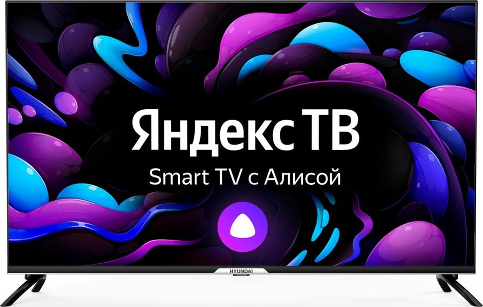 Телевизор LED Hyundai 43" H-LED43BU7003 Smart Яндекс.ТВ Frameless черный/4K Ultra HD/DVB-T/60Hz/DVB-