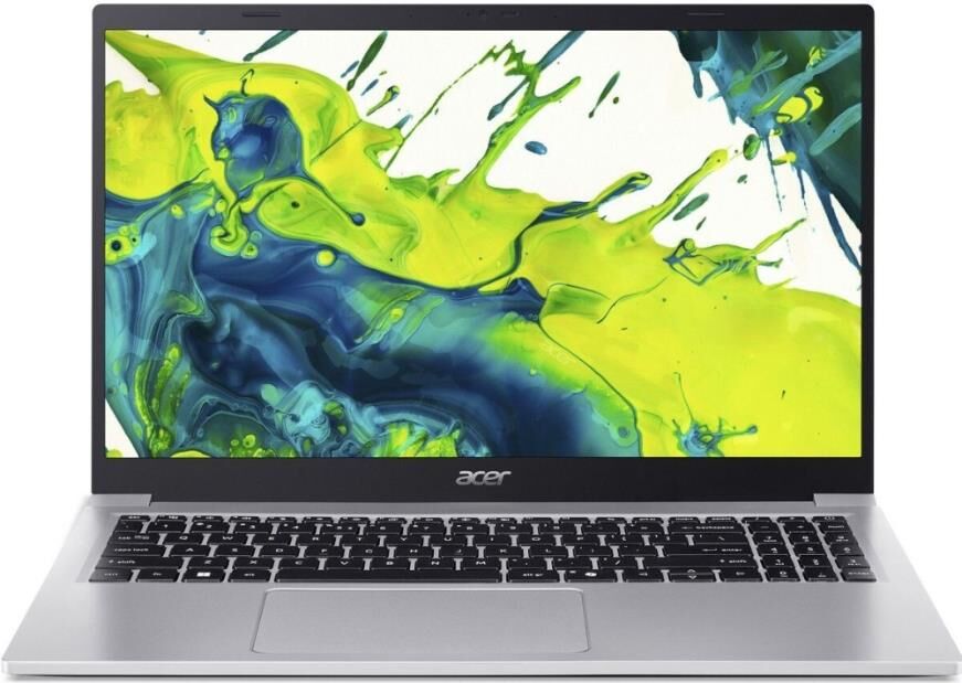 Планшет Acer Ноутбук 15.6" Aspire AL15-33P-3809 Core 3 N355/8Gb/512Gb SSD/VGA int/no OS/Silver (NX.D2MEM.001) 8/512 ГБ серебристый