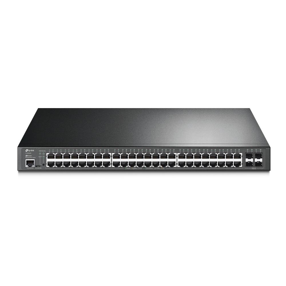 Роутер TP-Link Коммутатор 48PORT 1000M POE+ 4SFP+ TL-SG3452P