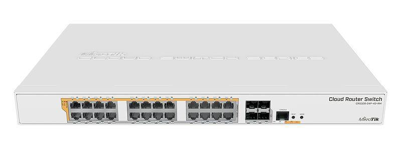 Роутер MikroTik 24 POE+/SFP+ CRS328-24P-4S+RM