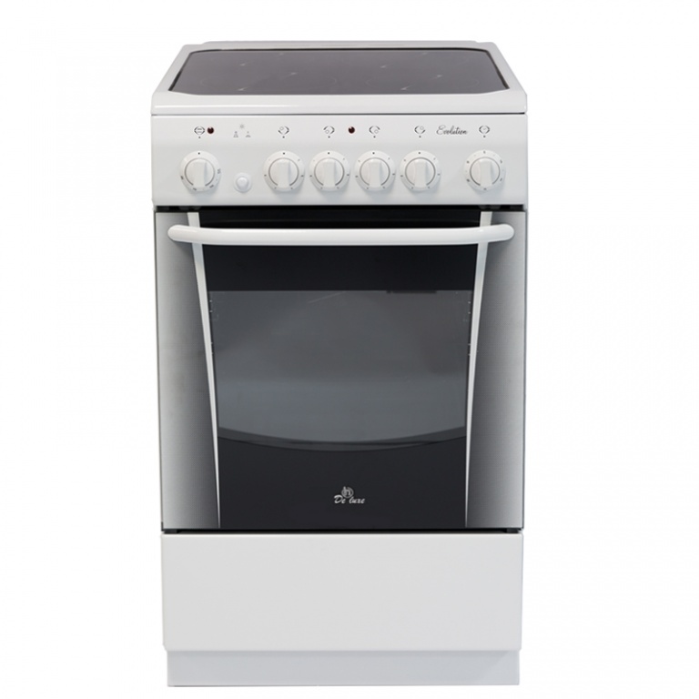 Плита Электрическая De Luxe 506004.03эс белый стеклокерамика