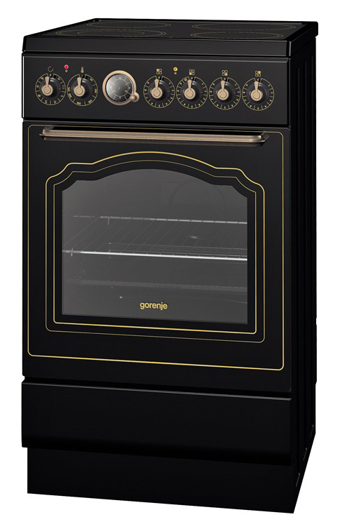 Плита Электрическая Gorenje Classico EC55CLB1 черный стеклокерамика