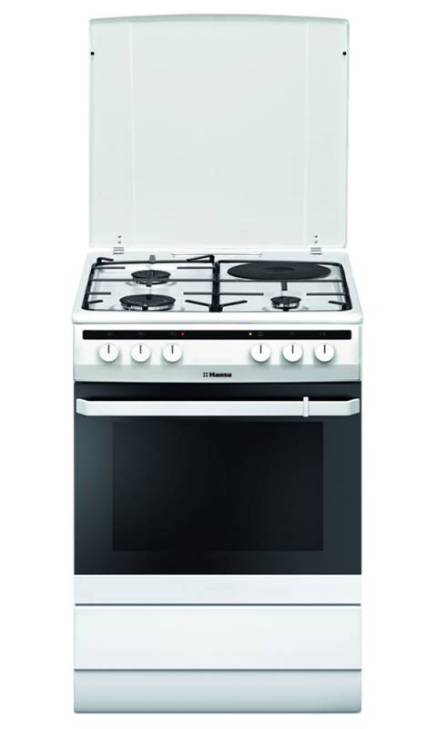 Плита Комбинированная Hansa FCMW64040 белый