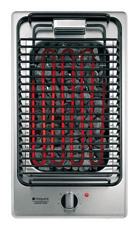 Электрический гриль Hotpoint-Ariston DK B (IX) серебристый — фото 2