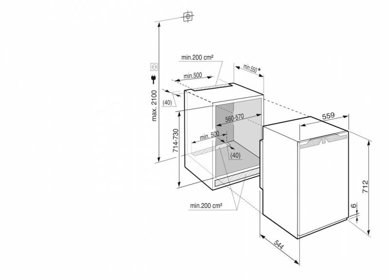 Freezer Liebherr IG 1024 white
